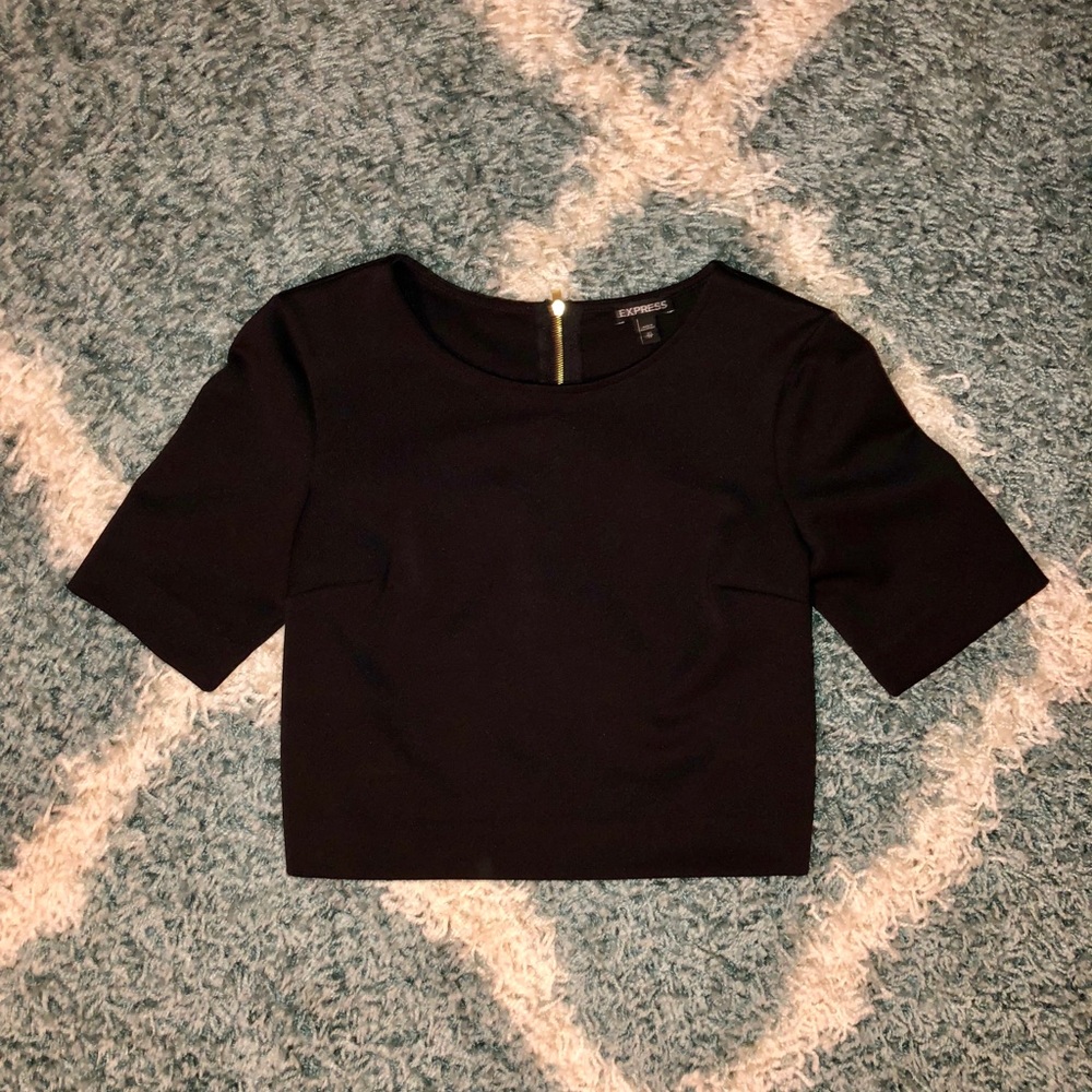 Express dressy crop top